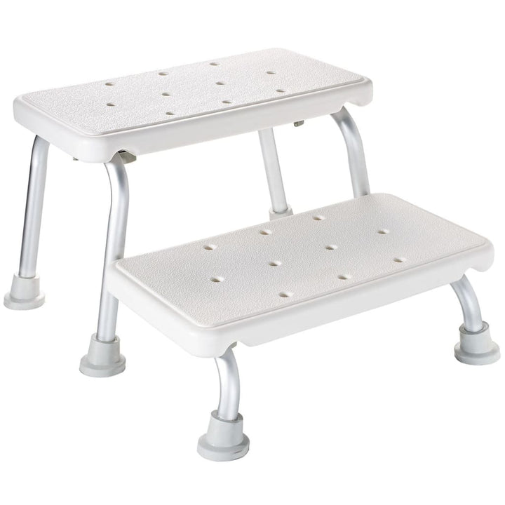 trappestige med to trin hvid 150 kg A0102001