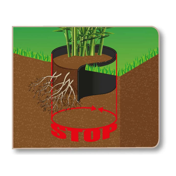 rodbarriere dug 0,7 x 5 m HDPE sort 6030227