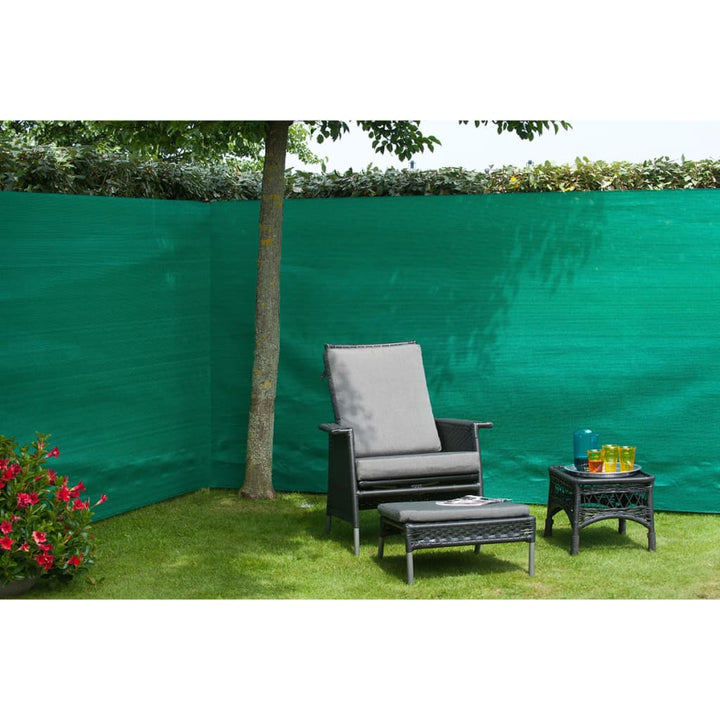 haveafskærmning PE 1,5x10 m grøn