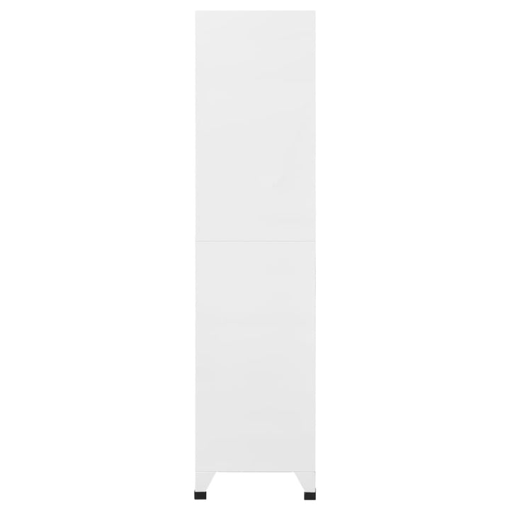lockerskab med 9 rum 90x45x180 cm grå