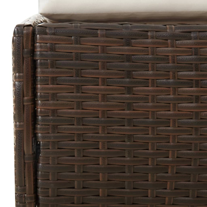 solseng 110x200 cm polyrattan brun