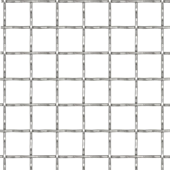 rillet trådnetspanel rustfrit stål 100 x 85 cm 31 x 31 x 3 mm