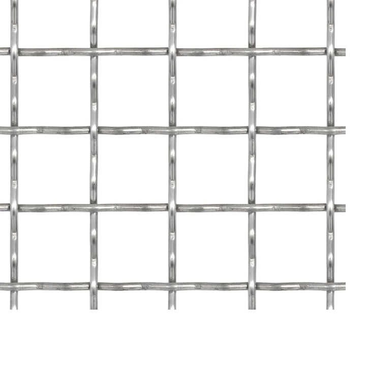 rillet trådnetspanel rustfrit stål 100 x 85 cm 31 x 31 x 3 mm