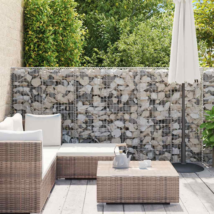 gabionkurv galvaniseret stål 300 x 30 x 100 cm