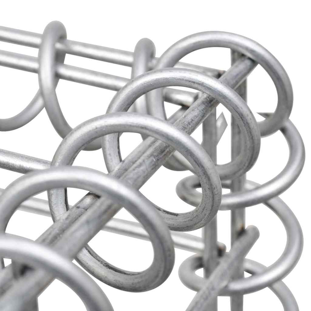 gabionkurv galvaniseret stål 300 x 30 x 100 cm