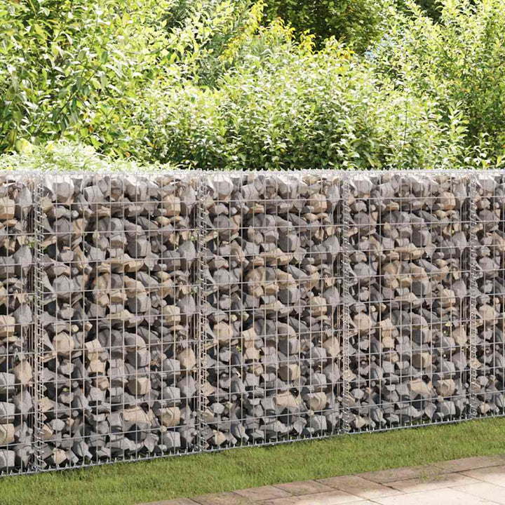 gabionkurv 200 x 50 x 100 cm galvaniseret stål