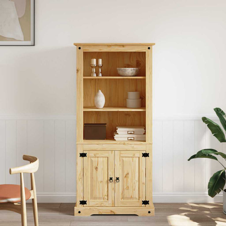 skab Corona-serien 80x40x170 cm mexicansk fyrretræ
