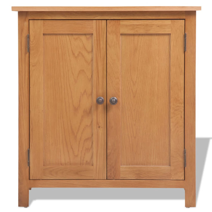 skænk 70 x 35 x 75 cm massivt egetræ