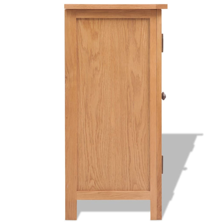 skænk 70 x 35 x 75 cm massivt egetræ