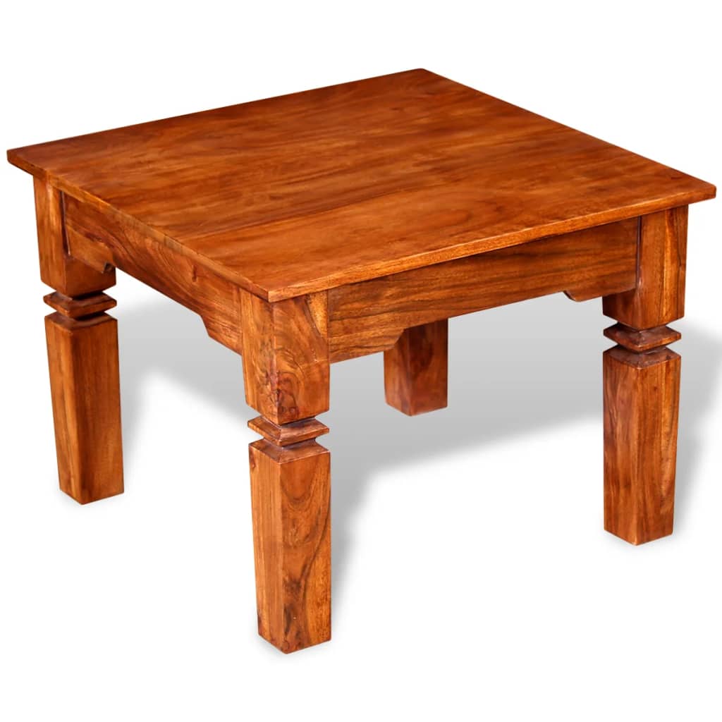 sofabord 60x60x45 cm massivt træ