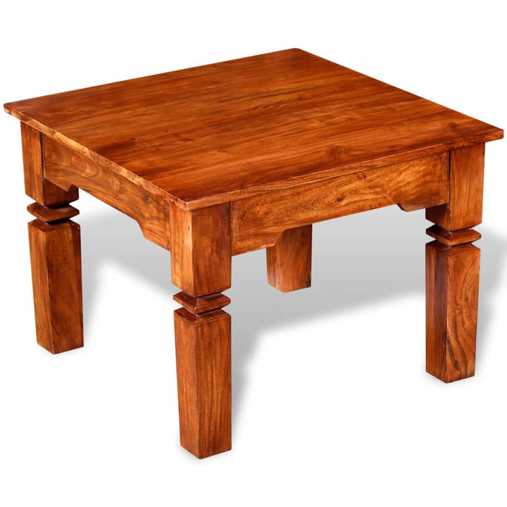 sofabord 60x60x45 cm massivt træ