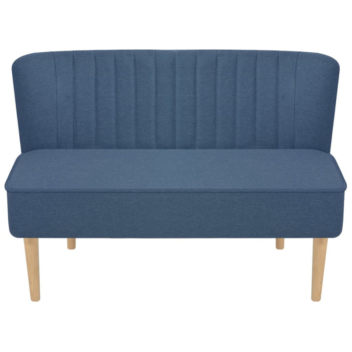 stofsofa 117 x 55,5 x 77 cm blå