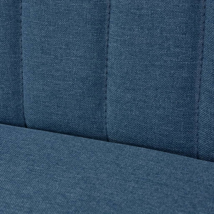 stofsofa 117 x 55,5 x 77 cm blå
