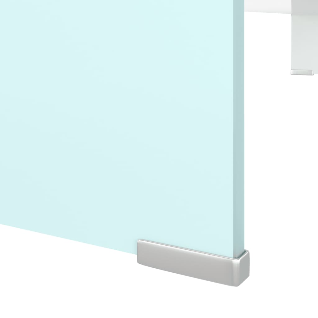 tv-stativ/skærmforhøjer 100x30x13 cm glas grøn