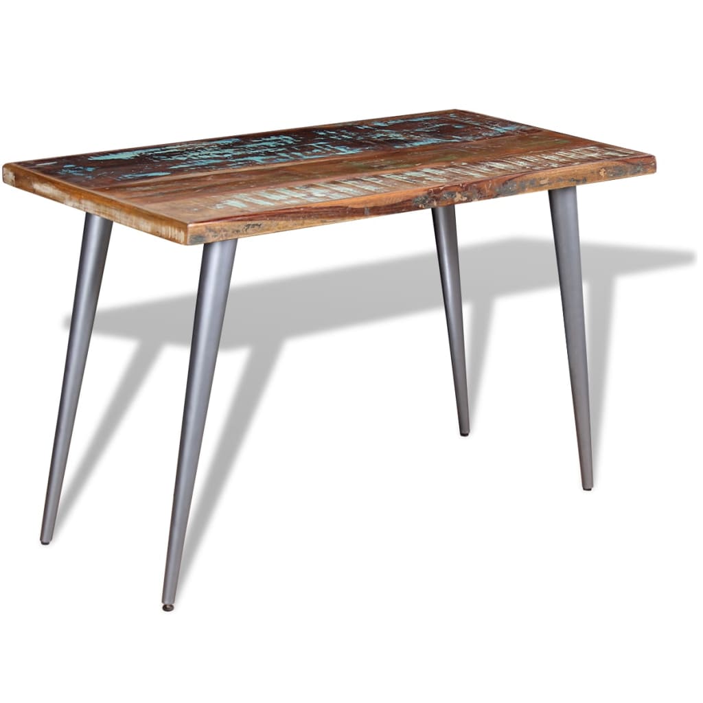 spisebord 120x60x76 cm massivt genbrugstræ