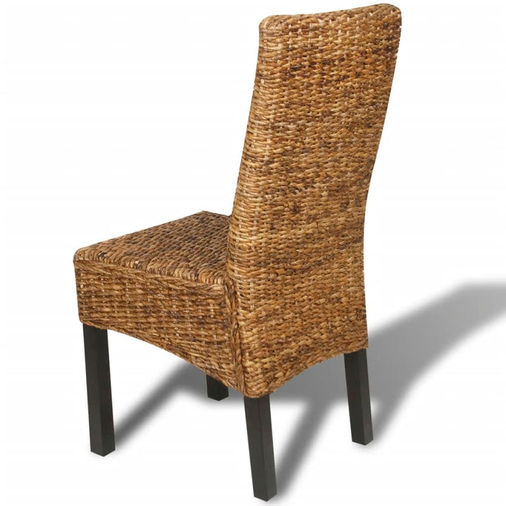 spisebordsstole 4 stk. abaca og massivt mangotræ