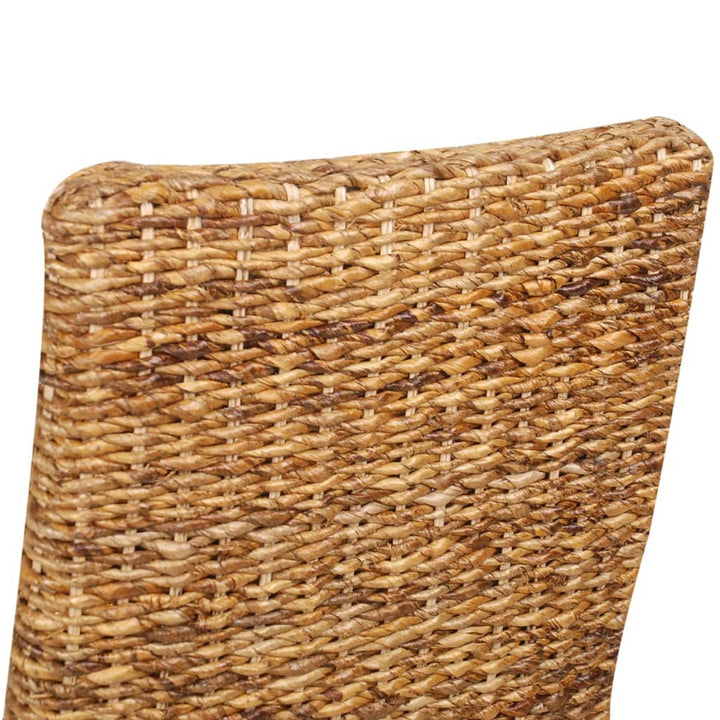 spisebordsstole 4 stk. abaca og massivt mangotræ