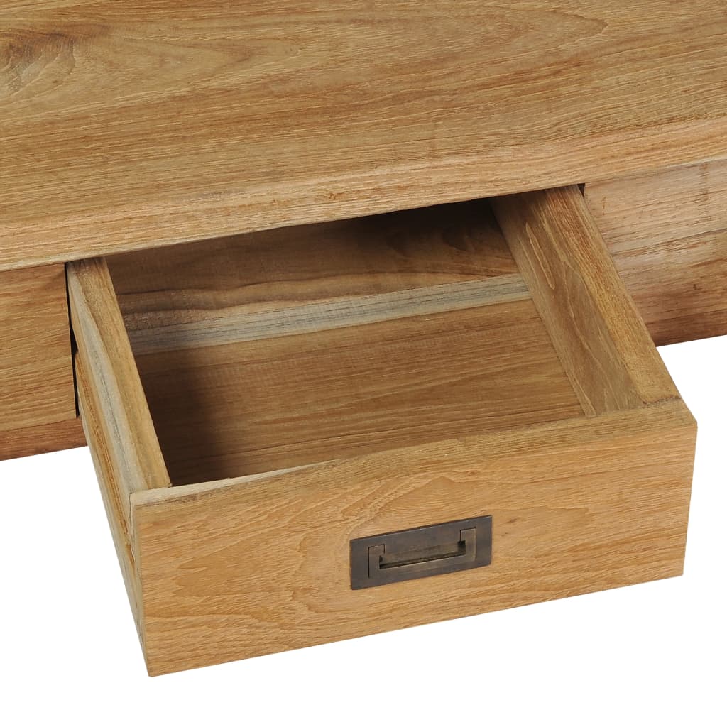 entrébænk 90x30x40 cm massivt teaktræ