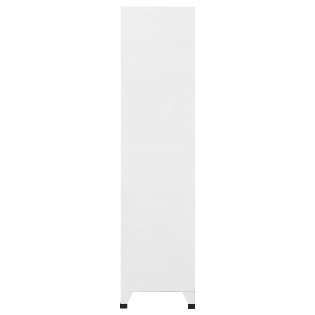 lockerskab med 12 rum 90x45x180 cm