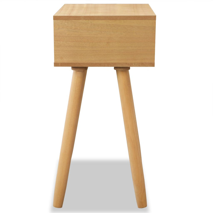 sengebord 2 stk. massivt fyrretræ 40 x 30 x 61 cm brun