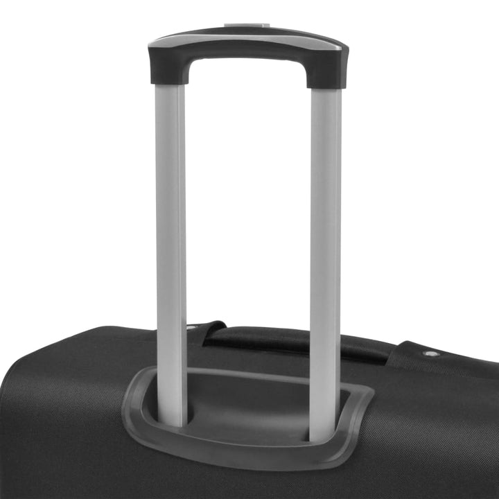 softcase-trolleysæt 3 stk. sort