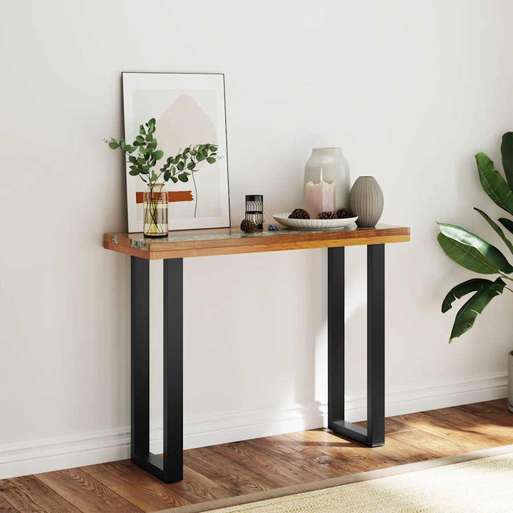 konsolbord teak 100 x 35 x 75 cm