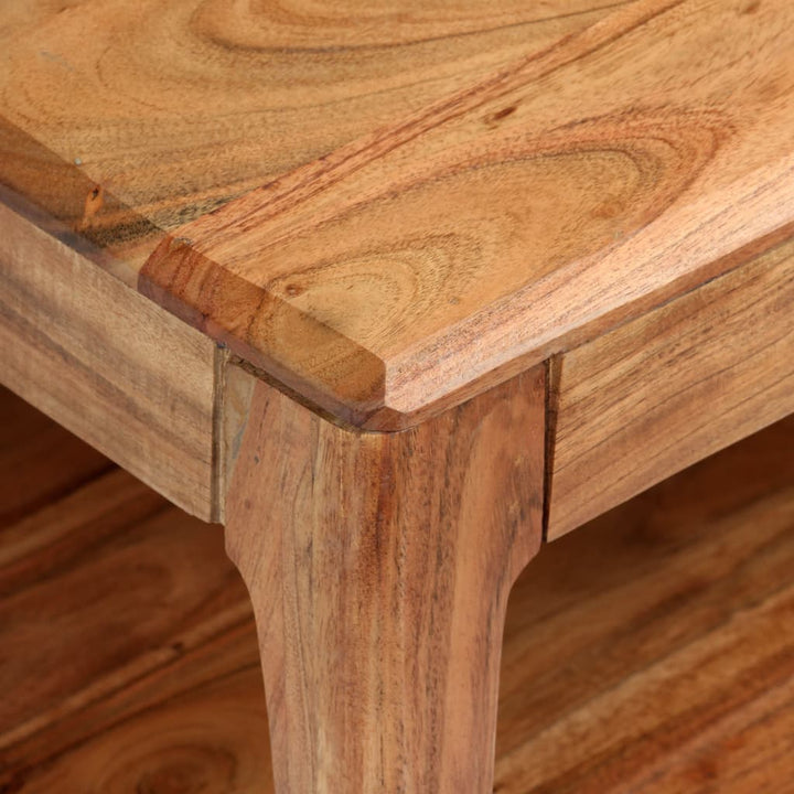 sofabord massivt træ 88 x 50 x 38 cm