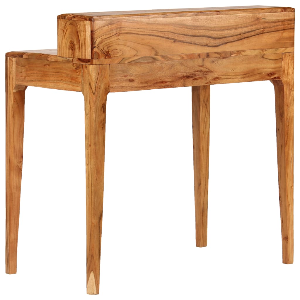 skrivebord med skuffer massivt træ 88 x 50 x 90 cm
