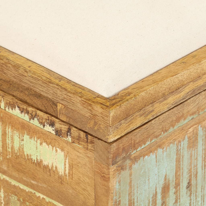 opbevaringsbænk 80x40x40 cm massivt genbrugstræ