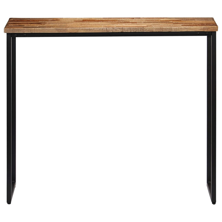 konsolbord massivt genanvendt teak 90 x 30 x 76 cm