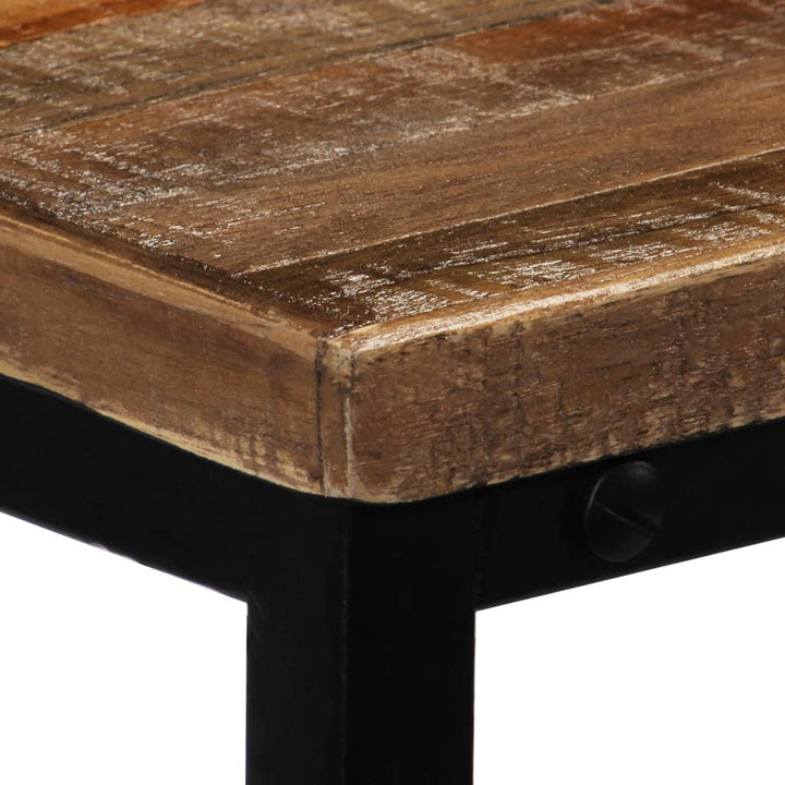 konsolbord massivt genanvendt teak 90 x 30 x 76 cm