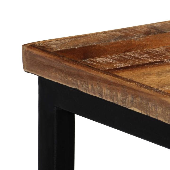 konsolbord massivt genanvendt teak 90 x 30 x 76 cm