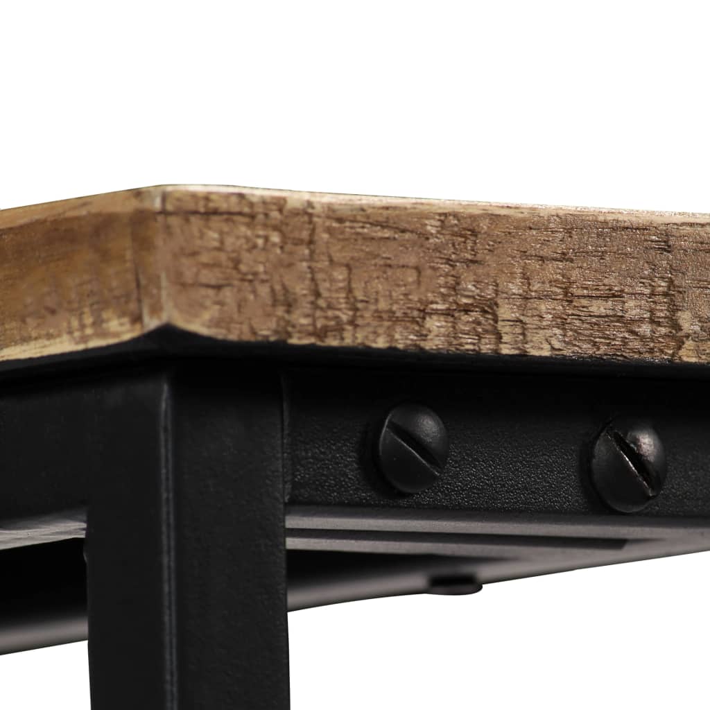 konsolbord massivt genanvendt teak 90 x 30 x 76 cm