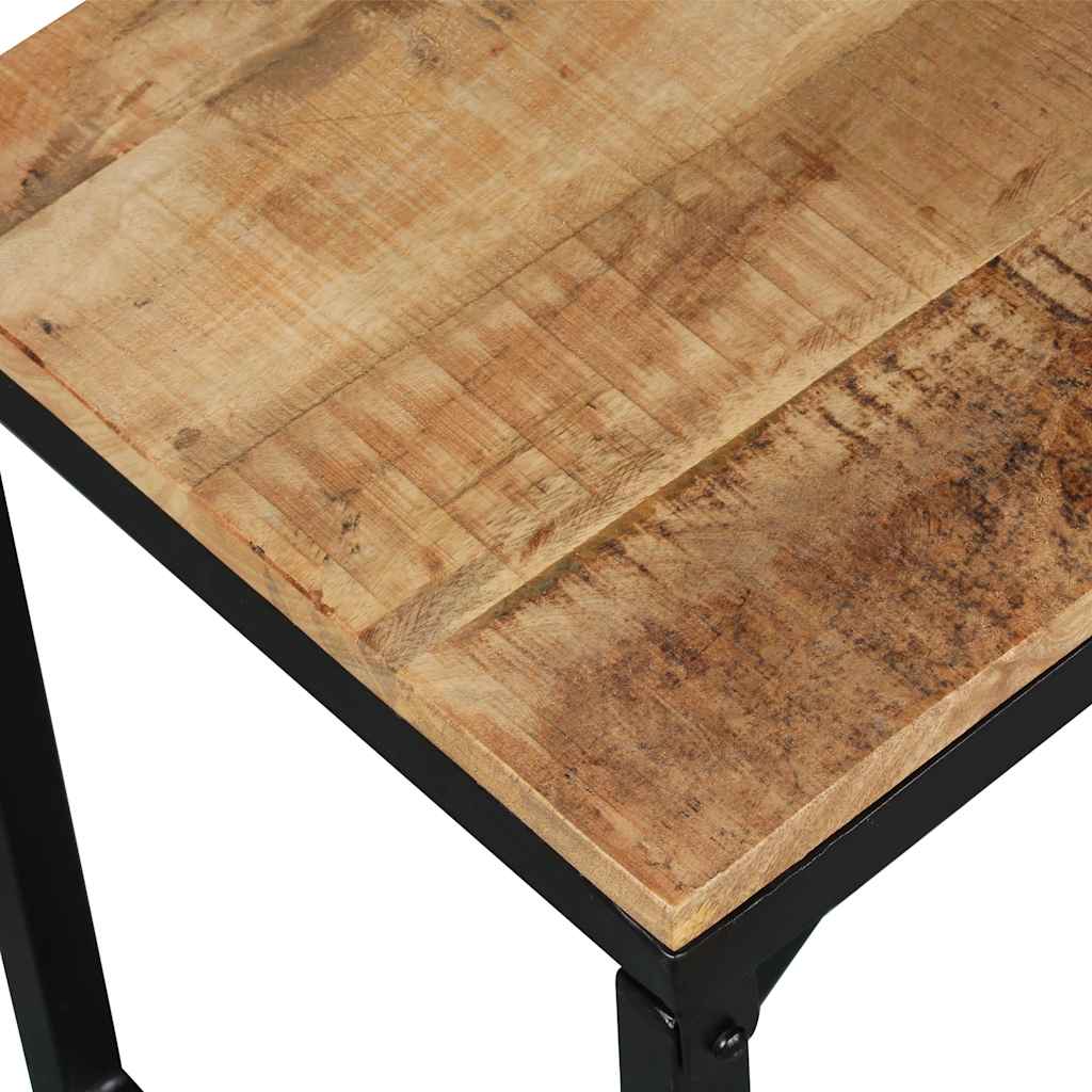 bænk i massivt mangotræ 110 x 35 x 45 cm