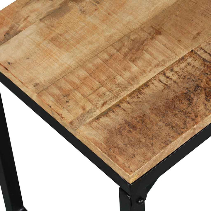 bænk i massivt mangotræ 110 x 35 x 45 cm