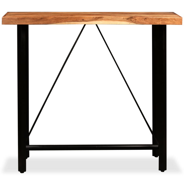 barbord 120x60x107 cm massivt akacietræ