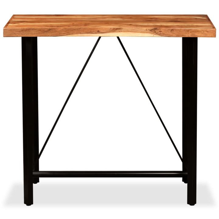 barbord 120x60x107 cm massivt akacietræ