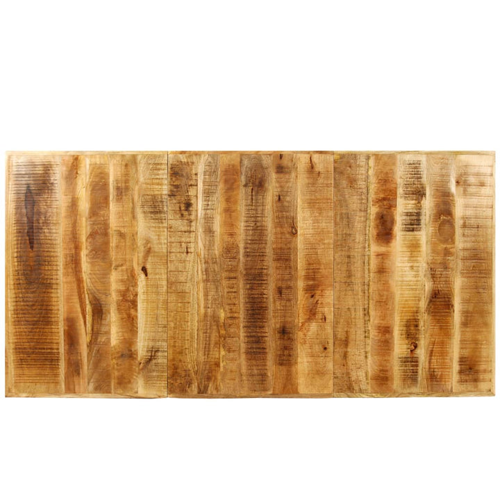 spisebord i massivt ru mangotræ 180 cm