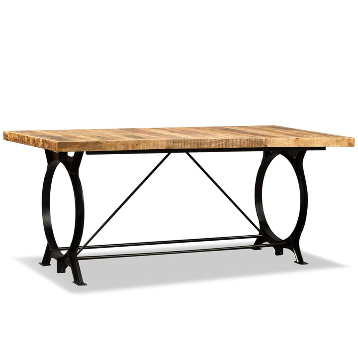 spisebord i massivt ru mangotræ 180 cm