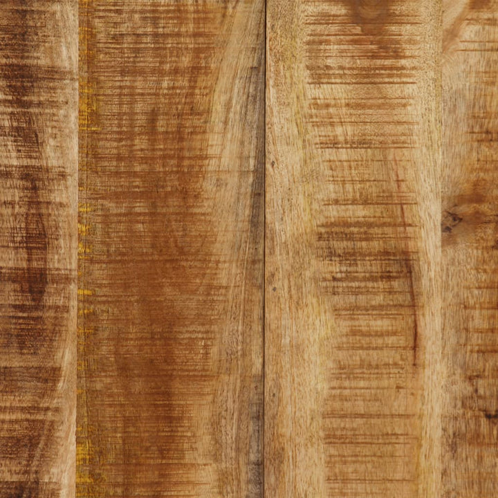 spisebord i massivt mangotræ og stål krydsstel 180 cm