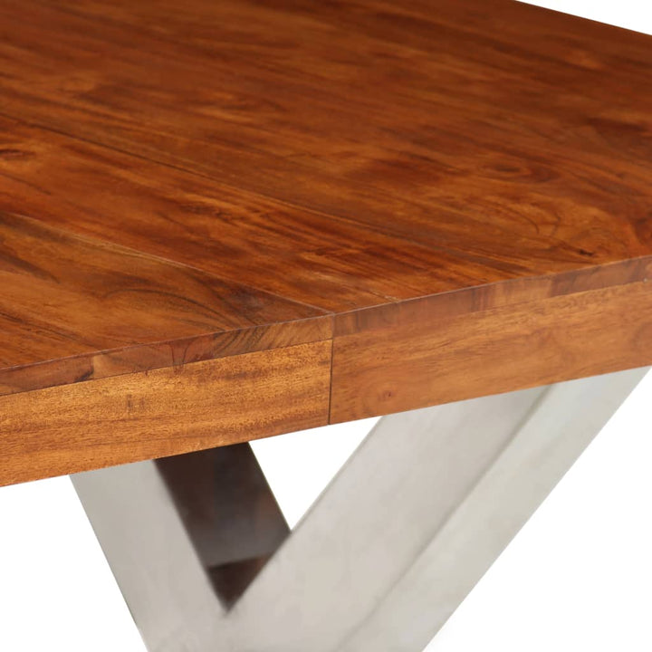 spisebord 180x90x76 cm massivt træ