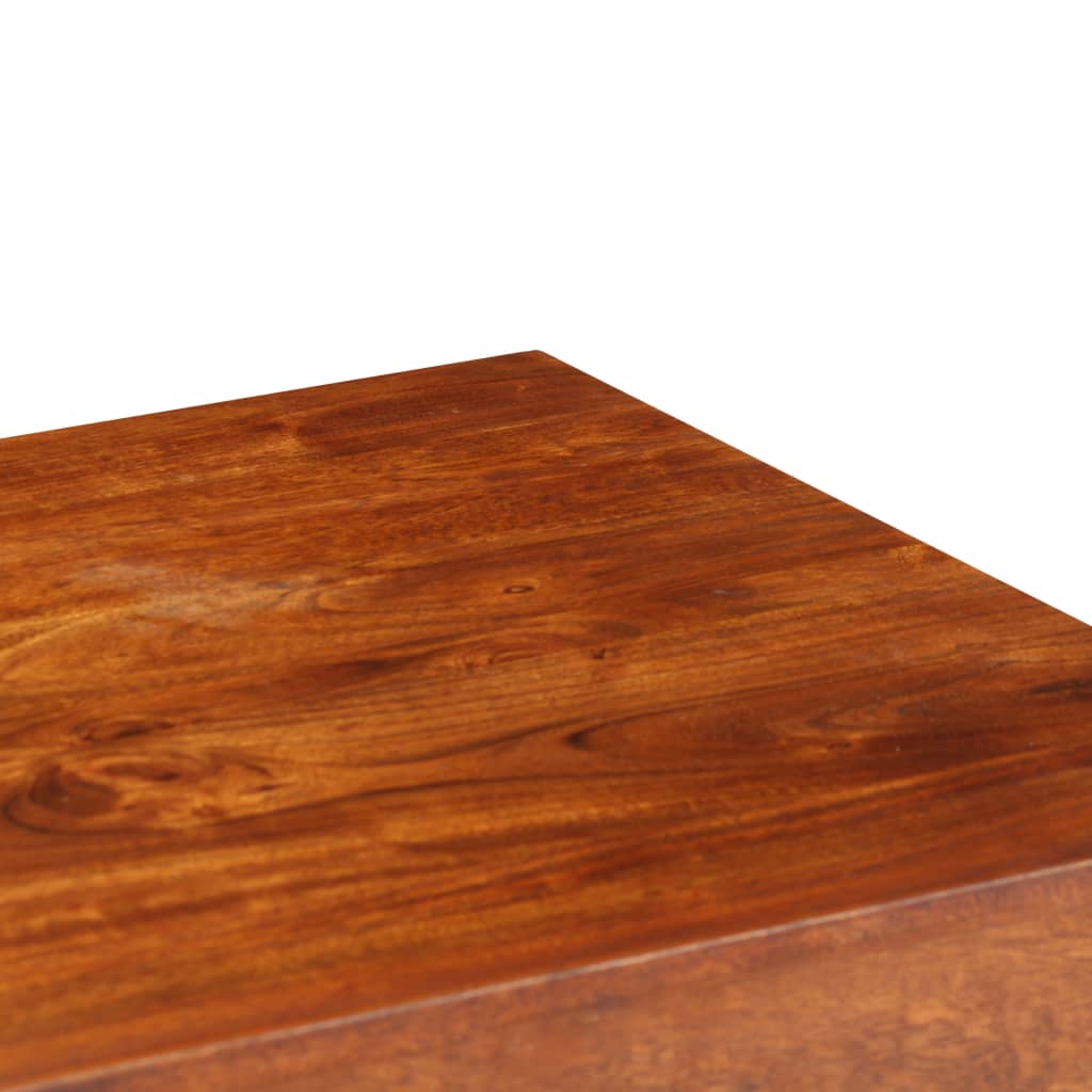 skrivebord 110x50x76 cm massivt akacietræ honningfarvet finish