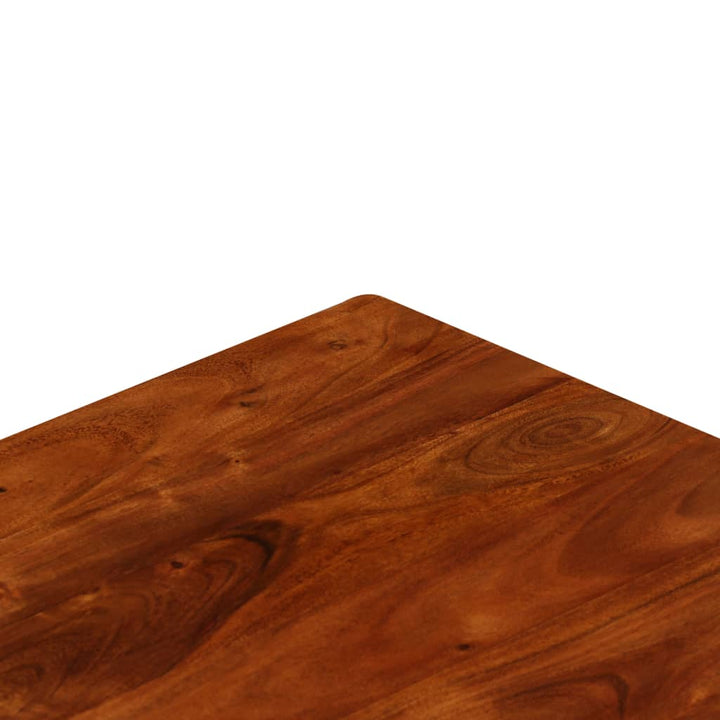 sofabord 100x50x30 cm massivt akacietræ med honningfinish