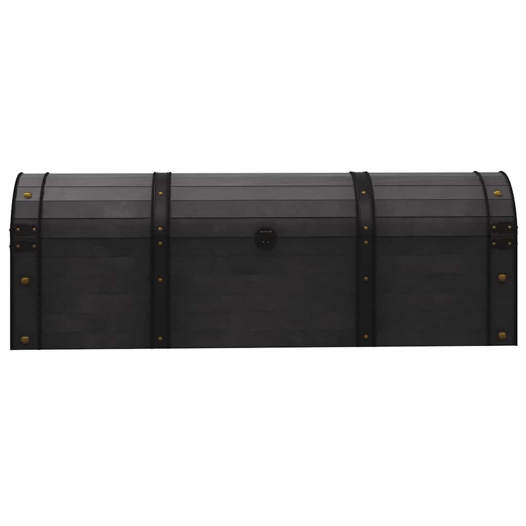 opbevaringskiste 120x30x40 cm vintagestil massivt træ