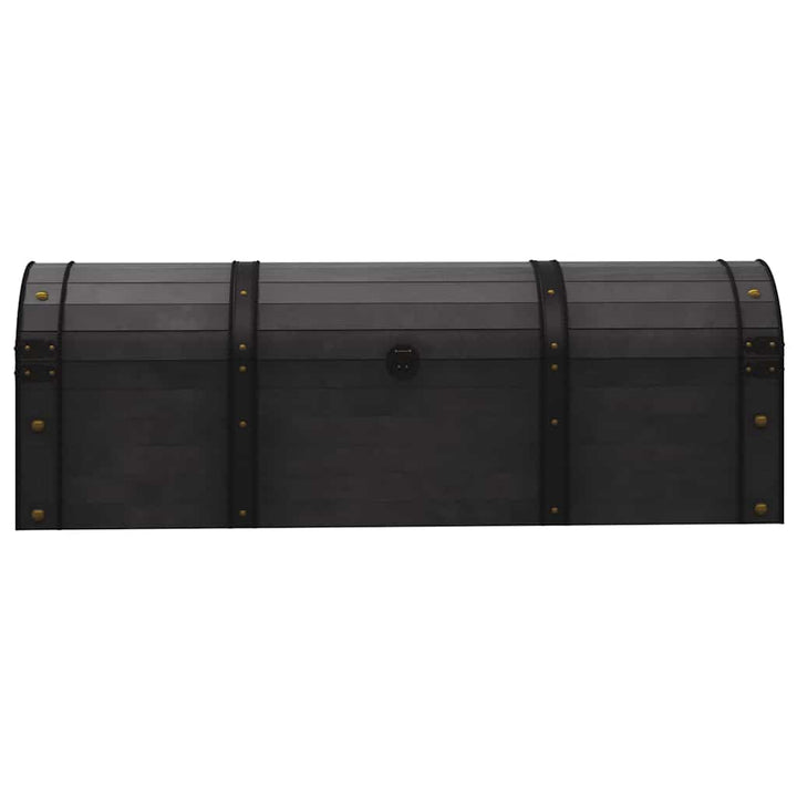 opbevaringskiste 120x30x40 cm vintagestil massivt træ