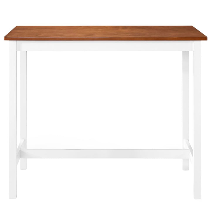 barbord massivt træ 108 x 60 x 91 cm