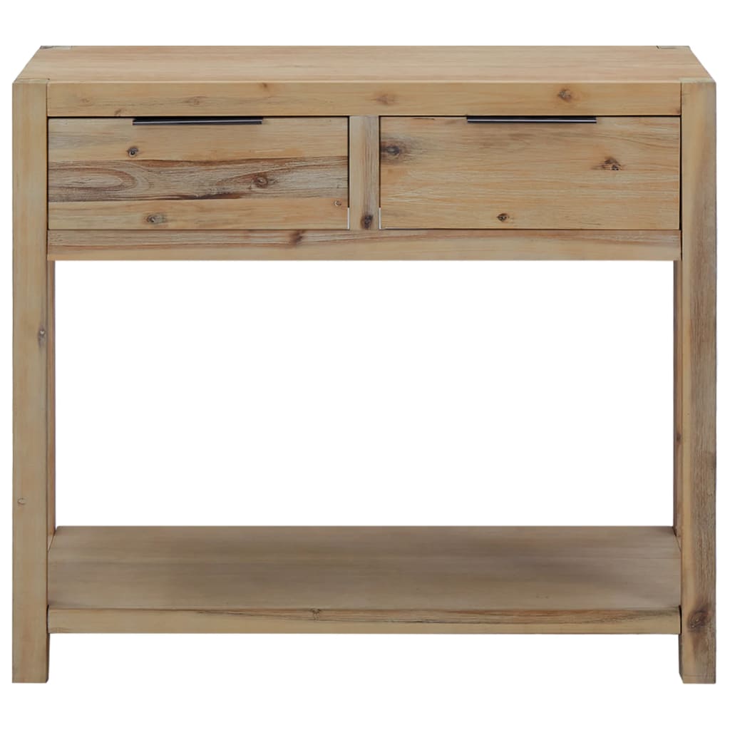 konsolbord 82x33x73 cm massivt akacietræ