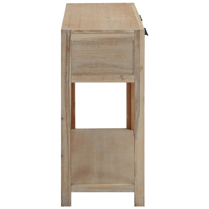 konsolbord 82x33x73 cm massivt akacietræ
