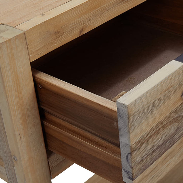 konsolbord 82x33x73 cm massivt akacietræ