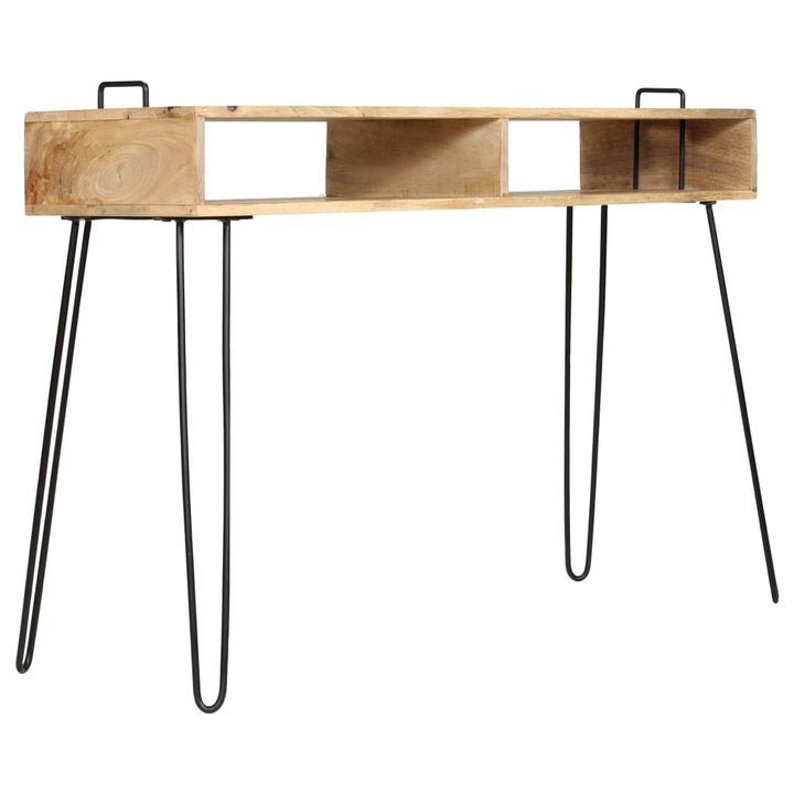 konsolbord i massivt mangotræ 115 x 35 x 76 cm